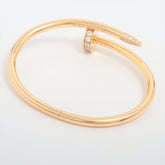 Cartier Juste Un Clou JUC Diamond Yellow Gold Size 15 Bracelet 2022